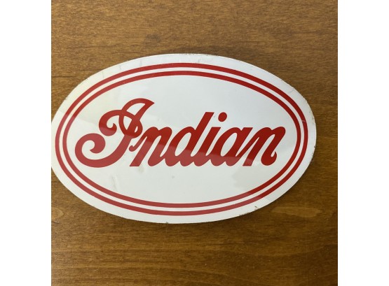 Vintage Indian Motorcycle Decal / Sticker