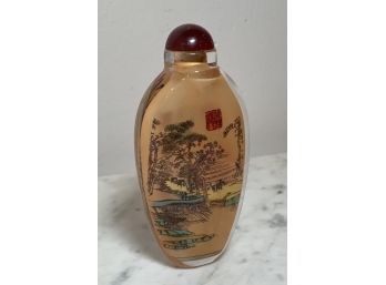 Asian Painted Mini Bottle ( Perfume?)