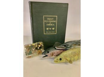 Vintage 1914 Book,  TROUT FLY-FISHING IN AMERICA  By Charles Zibeon Southard