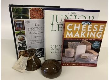 Cook Books  And Unique Salt & Pepper Shaker For The Foodie In Your Life !!