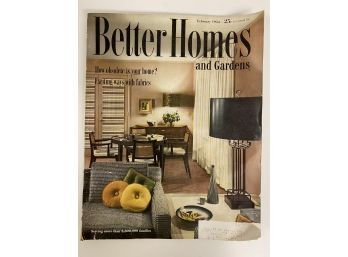 A 1954 February Better Homes And Garden Magazine