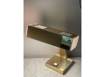 Mid Century Modern Gooseneck Desk Lamp- Lovely Brass