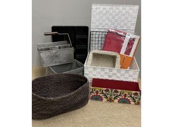 Storage And Organization, Boxes, Bins And Baskets
