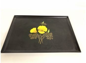 Incredible Large Couroc Tray Is A Mid Century Must Have 17.5X12.5