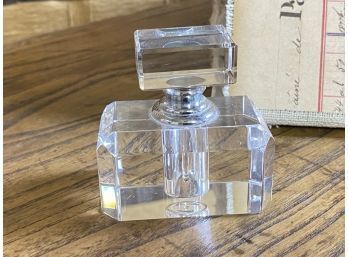 Vintage Crystal Perfume Bottle #1