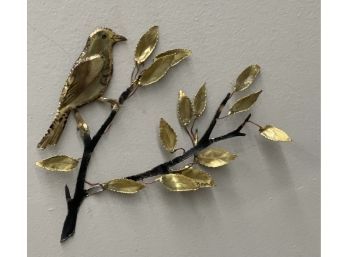 Mid Century Modern 'Jere' Inspired  Brass Bird Sculpture