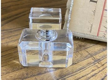 Vintage Crystal Perfume Bottle #2