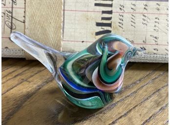 Beautiful Art Glass Bird #2