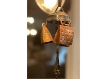 Charming Copper Bell Wind Chime.