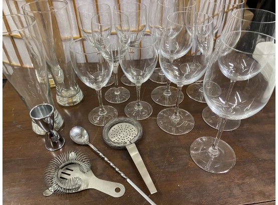 Misc Wine Glasses And Bar Tools