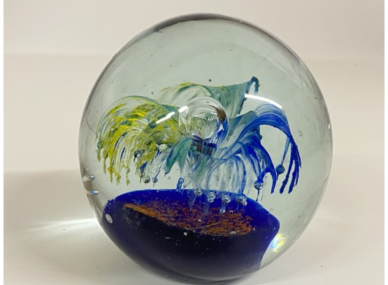 Bright Glass Paperweight