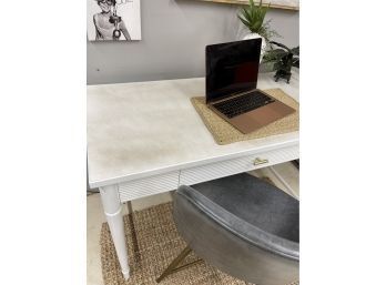 Charming And Versatile White Desk.