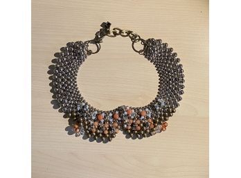 Anthropology Beaded Collar Necklace By Pam Hiram
