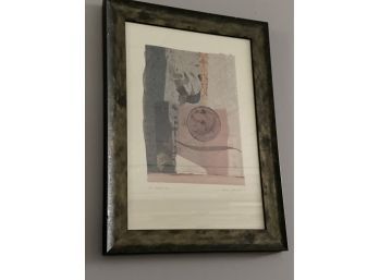 Original Matted And Framed Art Piece, Titled And Signed