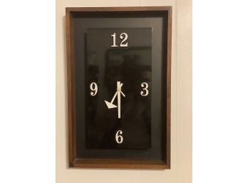 Mid Century Gibson Wall Clock 17x11 Inches