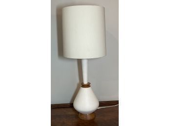 Mid Century Modern Tall White Genie Lamp