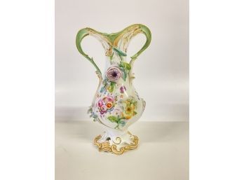Beautiful Porcelain Vase With Flowers