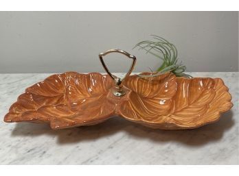 Mid Century Modern Candy Dish, With Handle/carrier