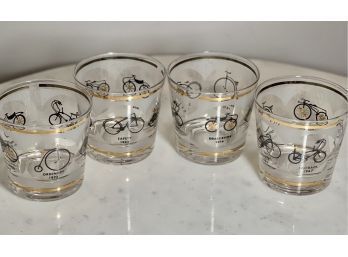 Mid Century Modern Bicycle Glasses