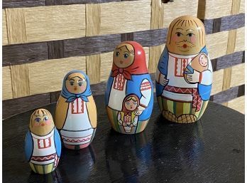 Four Russian Nesting Dolls