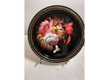 Amazing Painted Tole Tray