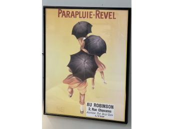 Framed Parapluie Poster From Paris