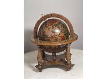 Vintage Zodiac Astrology Old World Globe W/ Stand. Made In Italy