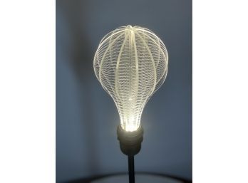 Amazing URI Bulb Lamp. LED With Laser Cut Fiber Glass Layers