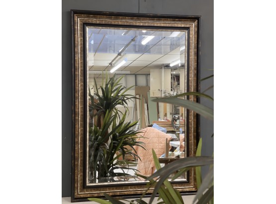 Large Framed Bevel Mirror 24 X 36.5