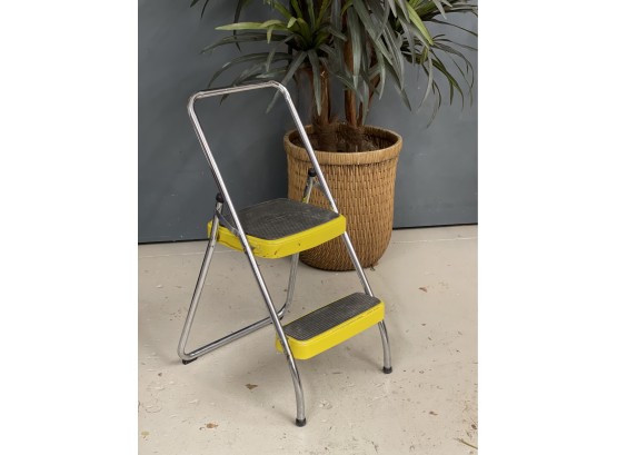 Vintage Cosco Step Stool Bright Yellow And Happy!