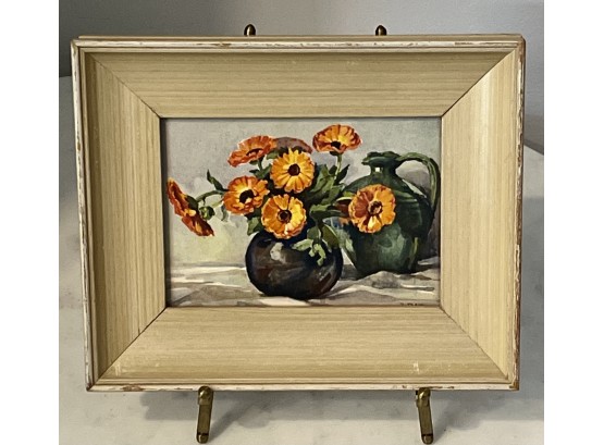 Vintage Vilas-Mages Art Print, Still Life WithPoppies
