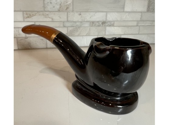 Mid Century Modern Pipe Shaped Ashtray,  Great Mad Men Inspired, Quirky And Fun....