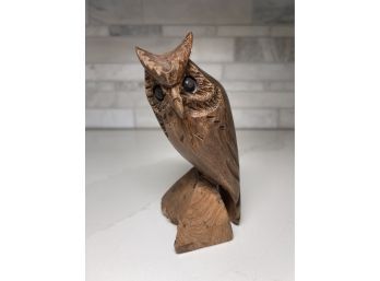 Fabulous Carved Wood Owl