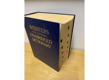 Large Websters Unabridged Dictionary