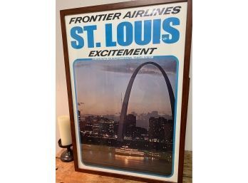 Large Original Travel Poster For St Louis