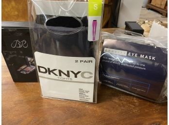 New Womens DKNYC Tights, Mask And Makeup
