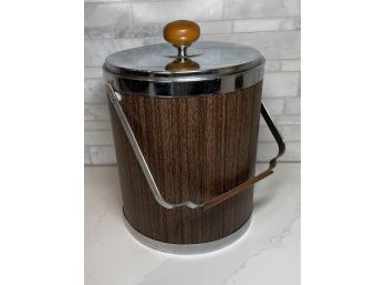Vintage KROMEX Mid Century Modern Ice Bucket. 8.5 X 11