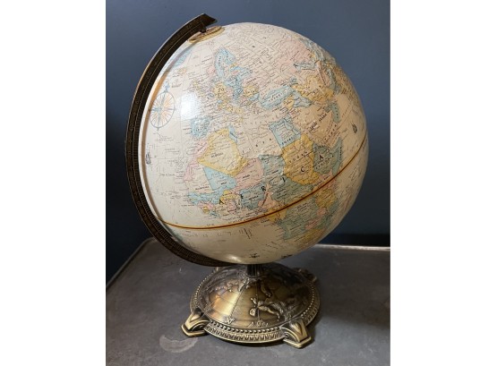 Gorgeous GLOBEMASTER 12 Globe By Replogle, Gorgeous Brass Base And Arc