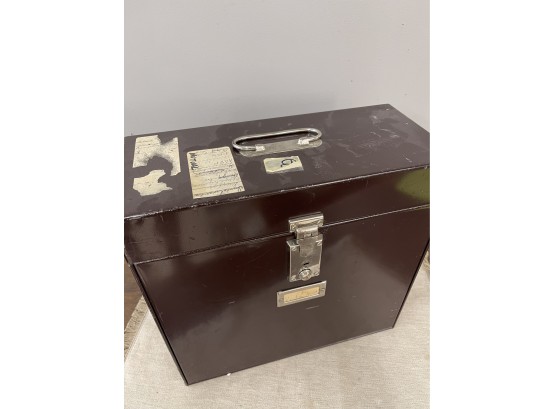 Vintage 'My Strong' File Box