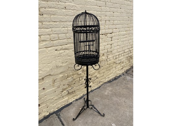 55 Inch Tall Standing Bird Cage