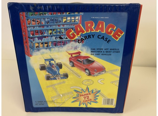 Vintage Tara Toys  72 Car Garage Carry Case With Cars
