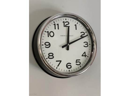 Large Arbor And Emory Wall Clock, Bold And Bright