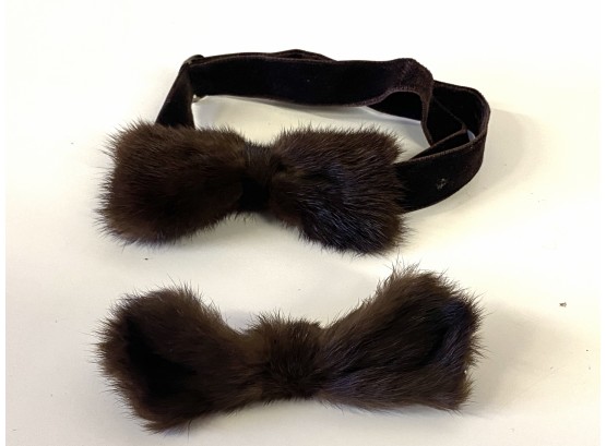 Perfect His And Hers Outfit Mink Bow Ties