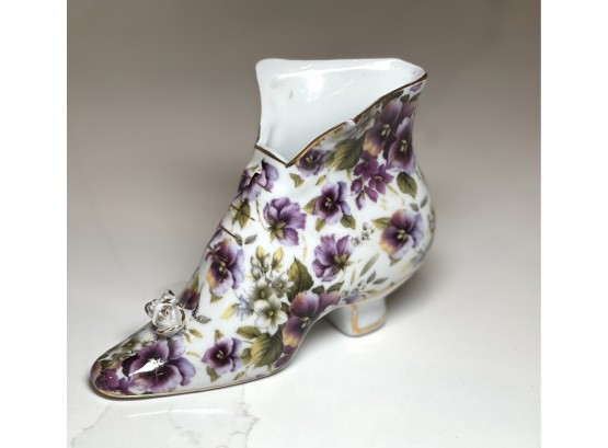 Fabulous Formalities Porcelain Shoe By Baum Bros.