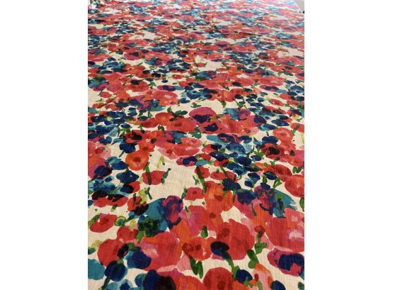 Kate Spade Rosa Terrace Floral Tablecloth