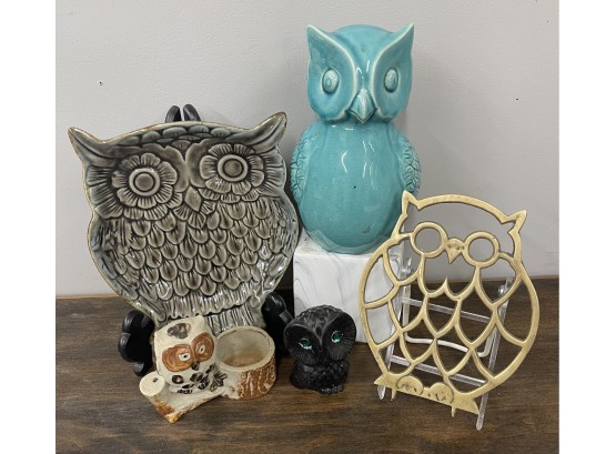 A Wise Old Owl With Friends ( 5 Piece)