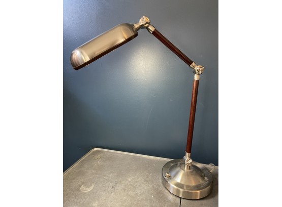 High End Sharper Image Adjustable Desk Lamp- 25 Inch