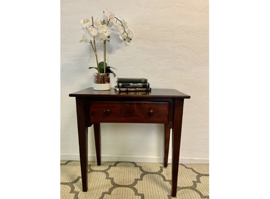 Wood Side Table Approx. 27 X16 X 27.5