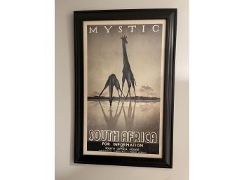 Framed South African Print 'MYSTIC'