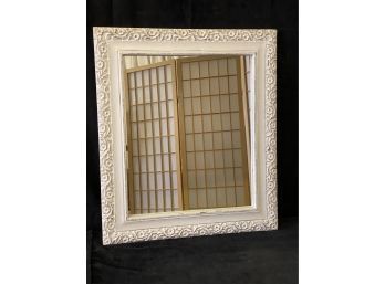 Chippy Large Wood Framed Mirror31 X 27 Inches